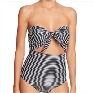Mikoh Lana One Piece Swimsuit (Black Stripe)